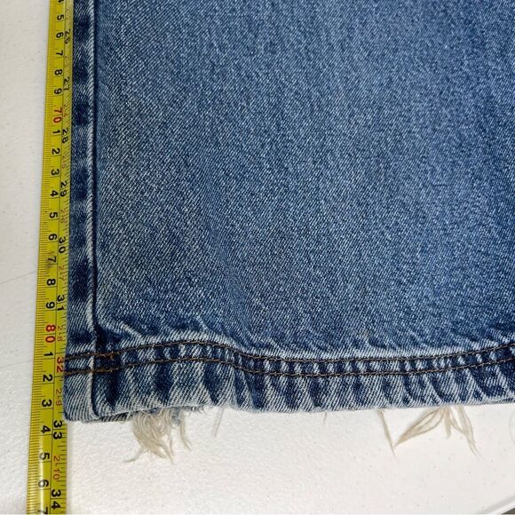 Vintage Y2K Bugle Boy Carpenter Denim Jeans Embossed Pocket Distressed Men 34/34 - Picture 14 of 16